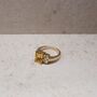 The Lorna Citrine And Diamond 9ct Gold Ring, thumbnail 2 of 6
