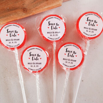 Personalised ‘Save The Date’ Wedding Lollipops, 3 of 5