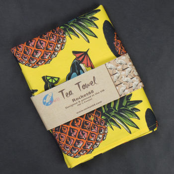 Vibrant Pineapple Tea Towel, 3 of 5