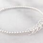 Sterlling Silver Heart Milestone Birthday Bracelet, thumbnail 3 of 7