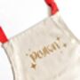 Personalised Christmas Baking Apron For Kids, thumbnail 2 of 4