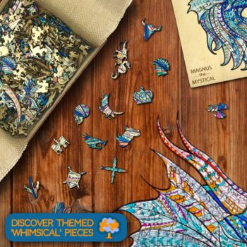 Dragon Wooden Jigsaw Puzzle With 280 Pieces, 3 of 5