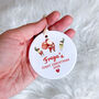 Custom Ceramic Christmas Gift Ornament For Baby's, thumbnail 1 of 7