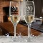 Personalised Anniversary Pair Of Flutes, thumbnail 1 of 8