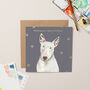 Street Vet Daisy Charity Christmas Card With Gold Foil, thumbnail 1 of 3