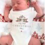 Personalised My First Christmas Sleepsuit Snowglobe, thumbnail 1 of 4