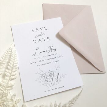 The Botanist Save The Date Cards, 3 of 10