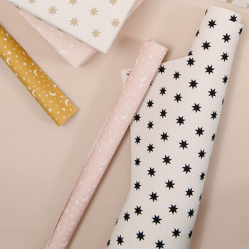 Christmas Stars Luxury Wrapping Paper, 3 of 4