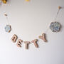 Personalised Clay Flower Name Garland, thumbnail 9 of 9