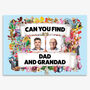 Personalised Childrens Gift Book 'Can You Find Dad And Grandad?', thumbnail 1 of 12