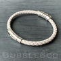 Personalised White Leather Secret Message Bracelet, thumbnail 9 of 10