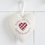 Personalised Ruby 40th Wedding Anniversary Heart Gift, thumbnail 4 of 11