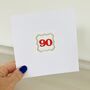 90th Handmade Card, thumbnail 1 of 3