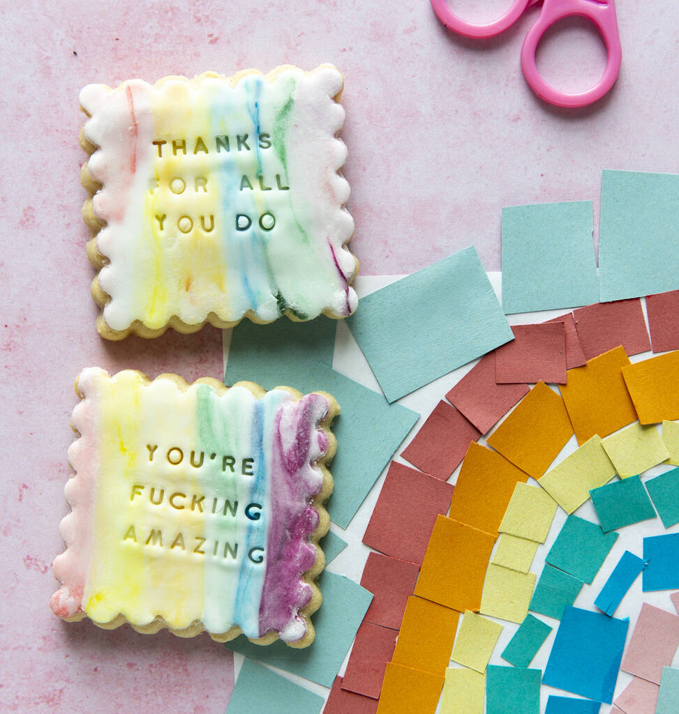 The Rainbow Thank You Two Biscuits Gift Box