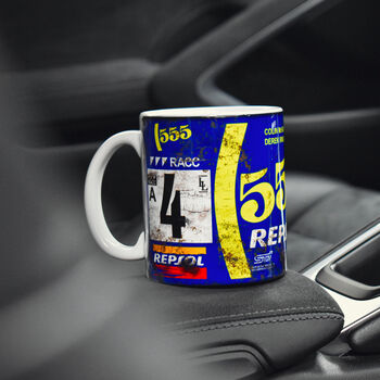 Colin Mcrae 1995 Impreza Rally Racing Car Mug Classic Motorsport Coffee Cup Gift, 7 of 7