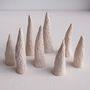 Handmade White Ceramic Wedding Engagement Ring Holder, thumbnail 5 of 7