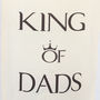 Personalised King Of Dads Bottle Bag, Fathers Day, thumbnail 2 of 2