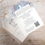 Whimsical Winter Vellum Tag Wedding Invitations, thumbnail 2 of 6