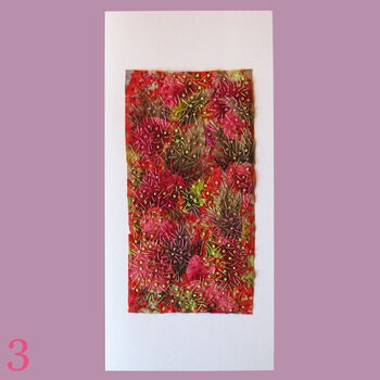 Reusable Handmade Greetings Cards Tall Blank Inside Or Optional Handwritten Message, 6 of 10