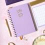 Personalised Luxury 2025 Weekly Diary| Planner| Lavender, thumbnail 1 of 10