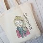 Personalised 'Miss Pretty Chic' Custom Tote Bag, thumbnail 6 of 9