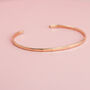 Signature Cuff In Rose Gold Filled, thumbnail 5 of 7