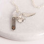Personalised Memorial Name Tag And Charm Pendant, thumbnail 1 of 3