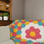 Bright Sofa Throw, Double Bed Quilted Blanket, thumbnail 3 of 11