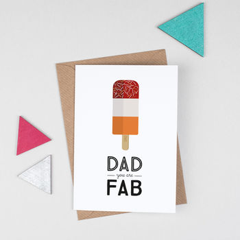 Retro Father's Day Card For Dad 'You Are Fab', 2 of 5