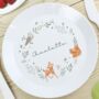 Personalised Woodland Animals Plate, thumbnail 6 of 7