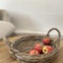 Round Woven Tray With Handles 37cm, thumbnail 5 of 6