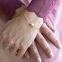 Single Swarovski Pearl Beaded Bracelet, thumbnail 3 of 12