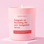 Passed Driving Test Gift Candle New Designated Driver, thumbnail 1 of 4