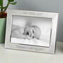 Personalised Silver Plated 7x5 Landscape Photo Frame, thumbnail 2 of 8