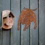 Metal Bull Gift For Rodeo Lover Cowboy Wall Art, thumbnail 10 of 10