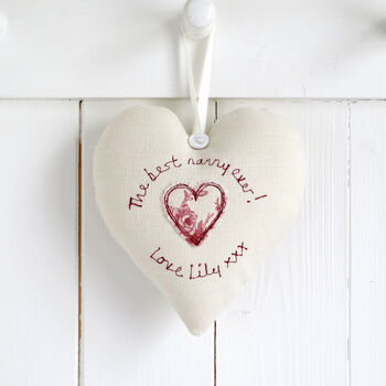 Personalised Birthday Hanging Heart Gift For Her, 9 of 12