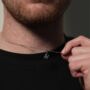 Hammered Initial Pendant Necklace For Men, thumbnail 9 of 11