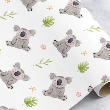 Koala Wrapping Paper Roll Or Folded, 2 of 3