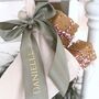 Bow Christmas Stocking Personalised, thumbnail 2 of 9