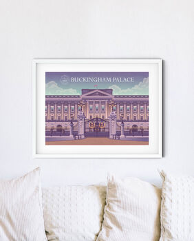 Platinum Jubilee Buckingham Palace Poster Art Print, 3 of 8