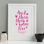 New Baby Gift Print Personalised, thumbnail 3 of 6