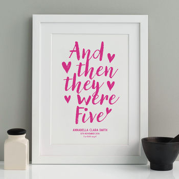 New Baby Gift Print Personalised, 3 of 6