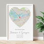 Our New Home Personalised Map Print New Home Gift, thumbnail 7 of 12
