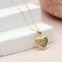 9ct Gold Diamond Set Heart Locket, thumbnail 1 of 4