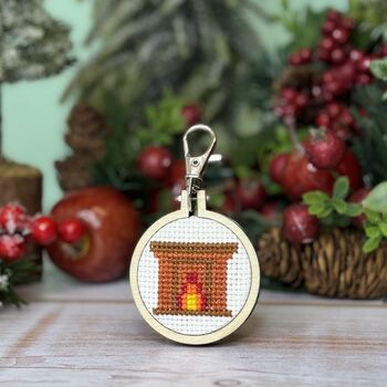 You're My Coal Mate! Christmas Mini Matchbox Cross Stitch Kit, 4 of 5