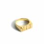 Custom Flat Name Personalised Ring, thumbnail 4 of 8