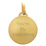 18k Gold Vermeil Plated Personalised Pendant Necklace, thumbnail 5 of 6