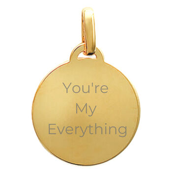 18k Gold Vermeil Plated Personalised Pendant Necklace, 5 of 6