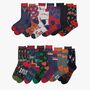 12 Day Christmas Advent Calendar Woodland Animals Bamboo Socks Mens, thumbnail 2 of 3
