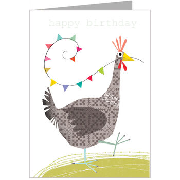 Happy Birthday Chicken Card, 2 of 4